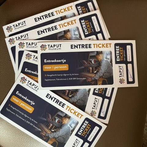 6 Entree Tickets Voor Het Tapijtmuseum In Genemuiden