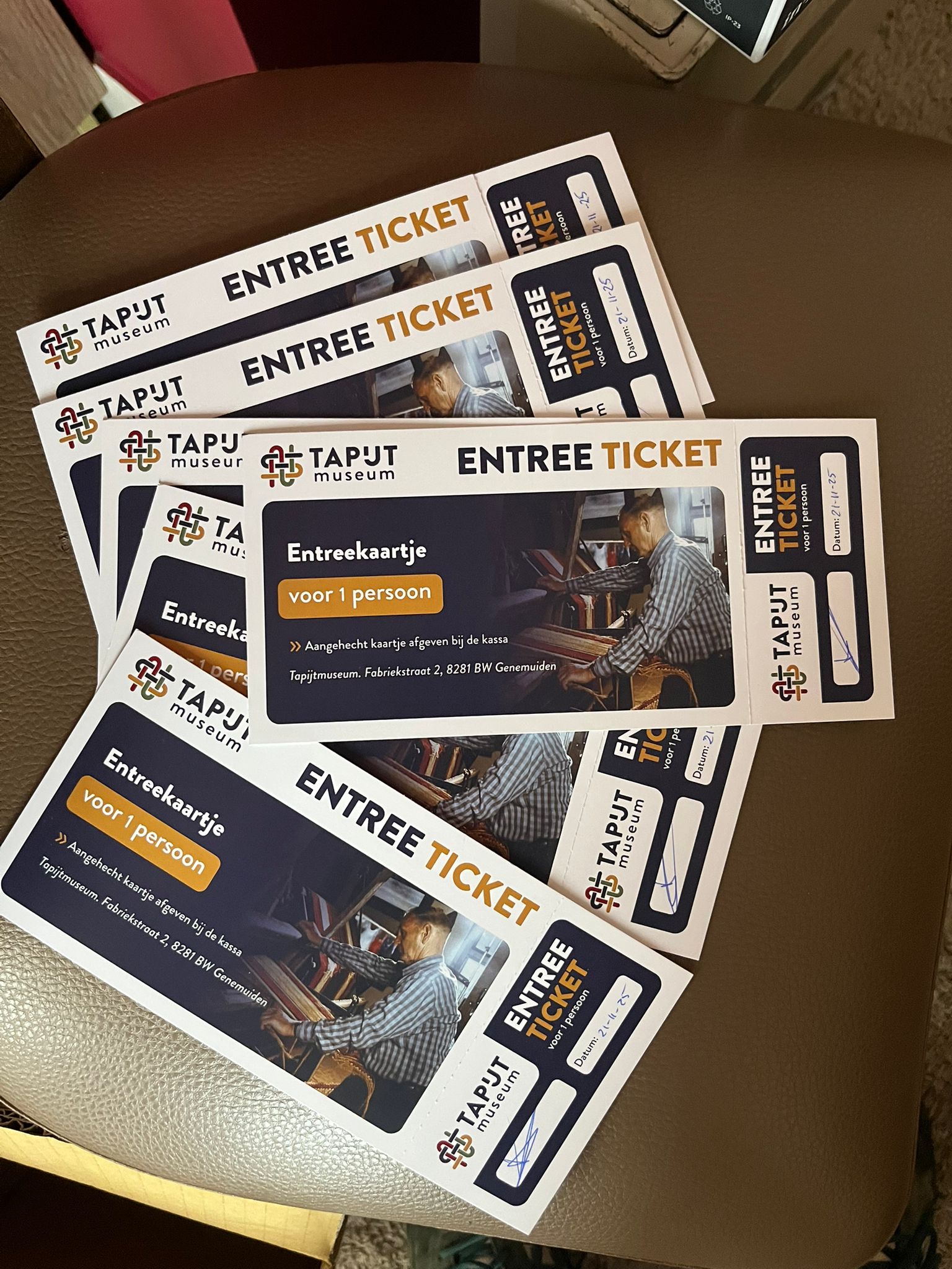 6 Entree Tickets Voor Het Tapijtmuseum In Genemuiden